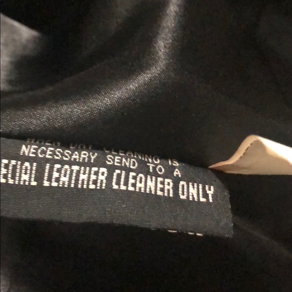 Women’s Wilson Black Leather Moto Jacket - Picture 9 of 10